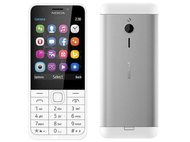 Nokia 230 Dual Simm strieborny 6438158753150