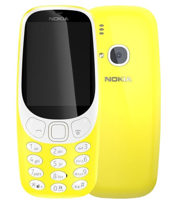 NOKIA 3310 Dual Sim Yellow A00028674