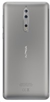 Nokia 8 Single SIM Silver Steel + Nokia Flipové pouzdro zdarma! 11NB1S01A05