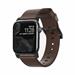 Nomad kožený náramok pre Apple Watch 42/44 mm - Modern Brown/Black Hardware NM1A4RBM00