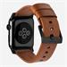 Nomad kožený náramok pre Apple Watch 42/44 mm - Modern Brown/Black Hardware NM1A4RBM00