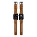 Nomad kožený remienok pre Apple Watch 44-49mm - Modern English Tan/Black Hardware NM01804185
