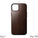 Nomad kryt Modern Leather Case Magsafe Horween pre iPhone 14 - Rustic Brown NM01226185