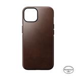 Nomad kryt Modern Leather Case Magsafe Horween pre iPhone 14 - Rustic Brown NM01226185
