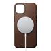 Nomad kryt Modern Leather Case Magsafe pre iPhone 13 - Rustic Brown NM01056485