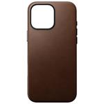 Nomad kryt Traditional Leather Case Magsafe pre iPhone 16 Pro Max - Brown NM01389385