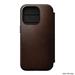 Nomad puzdro Modern Leather Folio Magsafe Horween pre iPhone 14 Pro - Rustic Brown NM01234685
