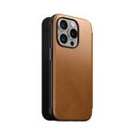 Nomad puzdro Modern Leather Folio Magsafe pre iPhone 15 Pro - Tan NM01629085