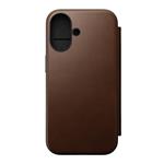 Nomad puzdro Modern Leather Folio Magsafe pre iPhone 16 - Brown NM01683285