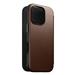 Nomad puzdro Modern Leather Folio Magsafe pre iPhone 16 Pro - Brown NM01679585