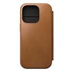Nomad puzdro Modern Leather Folio Magsafe pre iPhone 16 Pro - English Tan NM01678885