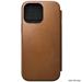 Nomad puzdro Modern Leather Folio Magsafe pre iPhone 16 Pro Max - English Tan NM01673385