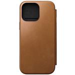 Nomad puzdro Modern Leather Folio Magsafe pre iPhone 16 Pro Max - English Tan NM01673385