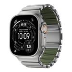 Nomad remienok Stratos pre Apple Watch 44-49mm - Forest Green/Natural Hardware NM009568858