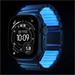 Nomad remienok Stratos pre Apple Watch 44-49mm - Ice Blue Glow/Black Hardware NM009896858