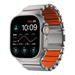 Nomad remienok Stratos pre Apple Watch 44-49mm - Ultra Orange/Natural Hardware NM011123858