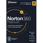 NORTON 360 PLATINUM 100GB CZ 1 uživatel 20 zařízení na 1 rok