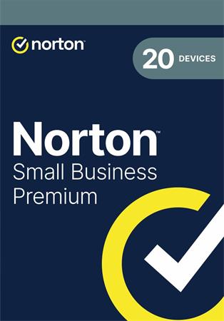 NORTON SMALL BUSINESS PREMIUM 500GB 1 uživatel pro 20 zařízení na 12 měsíců BOX 21463574