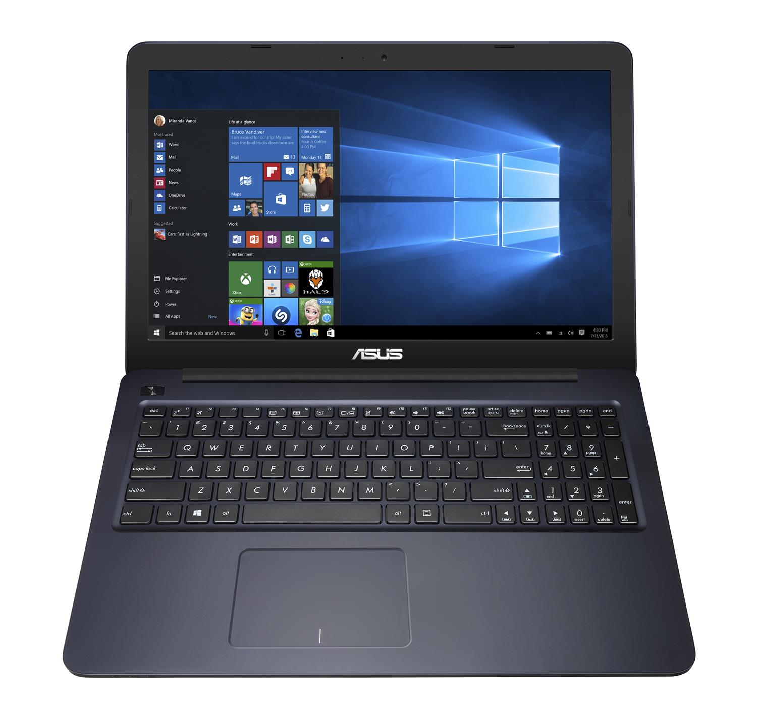 Notebook Asus R517SA 15,6 N3710, 1TB, 4GB, Win10, modrý R517SA-XO211T