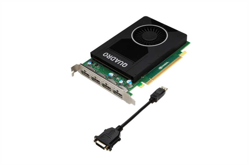NVIDIA Quadro M2000 - Grafická karta - Quadro M2000 - 4 GB GDDR5 - PCIe 3.0 x16 - 4 x DisplayPort VCQM2000-PB