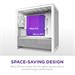 NZXT case H3 Flow, mATX, Airflow Micro Tower, white CC-H31FW-01