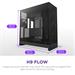 NZXT case H9 Flow, ATX, Large Dual Chamber Mid Tower, black CM-H92FB-01