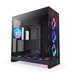 NZXT case H9 Flow RGB+, ATX, Large Dual Chamber Mid Tower, black CM-H92FB-P1