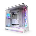 NZXT case H9 Flow RGB+, ATX, Large Dual Chamber Mid Tower, white CM-H92FW-P1