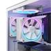 NZXT chladič CPU T120 RGB / 4 heatpipes / 4-pin PWM / LGA1700 / AM5, AM4 / bílý RC-TR120-W1