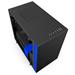 NZXT skříň H200i / mini ITX / průhledná bočnice / 2x USB 3.0 / RGB LED/Smart case s inteligentními funkcemi/ CA-H200W-BL