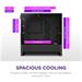NZXT skříň H3 Flow / microATX / 1x120mm / USB / USB-C / černá CC-H31FB-01