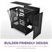 NZXT skříň H3 Flow / microATX / 1x120mm / USB / USB-C / černá CC-H31FB-01