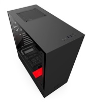 NZXT skříň H500 / ATX / černočervená CA-H500B-BR