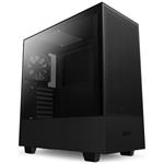 NZXT skříň H510 version 2 / 2x120 mm fan / USB 3.0 / USB-C 3.1 / průhledná bočnice / Flow Edition černá CA-H52FB-01