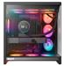 NZXT skříň H6 RGB dvoukomorová / MidT / 2x360+120mm RGB fan+controller / 2xUSB 3.2 / USB-C / zaoblená proskl CC-H62FB-P1