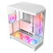 NZXT skříň H6 RGB dvoukomorová / MidT / 3x120mm RGB fan + controller / 2xUSB 3.2 / USB-C / zaoblená prosklen CC-H62FW-P1