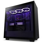 NZXT skříň H7 / ATX / 2x120 mm fan / USB-C / 2x USB / prosklená bočnice / černá CM-H71BB-01