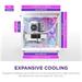 NZXT skříň H9 Flow ARGB dvoukomorová ATX / 3xRGB 140 mm / 1x 120mm fan / prosklená / bílá CM-H92FW-R1