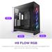 NZXT skříň H9 Flow ARGB dvoukomorová ATX / 3xRGB 140 mm / 1x 120mm fan / prosklená / černá CM-H92FB-R1