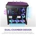 NZXT skříň H9 Flow ARGB+ dvoukomorová ATX / 6xRGB 140 mm / 1x 120mm fan / prosklená / controller / černá CM-H92FB-P1