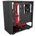 NZXT skříň S340 ELITE / MidTower / ATX / průhledná bočnice / matná černo/červená CA-S340W-B4
