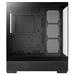 NZXT skříň S5 / ATX / 360mm RGB single-frame reverse fan / 2xUSB 3.2 / USB-C / panoramatická / černá CC-S51FB-01