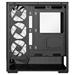 NZXT skříň S5 / ATX / 360mm RGB single-frame reverse fan / 2xUSB 3.2 / USB-C / panoramatická / černá CC-S51FB-01