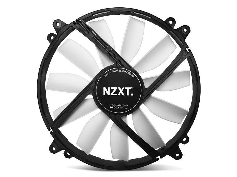 NZXT ventilátor RF-FZ20S-02/FZ Airflow Fan Series/200 mm/103 CFM/20 dBA/2 roky záruka