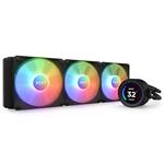 NZXT vodní chladič Kraken 360 ELITE RGB / 3x120mm RGB fan / 4-pin PWM / LCD disp. / 6 let RL-KR36E-B1