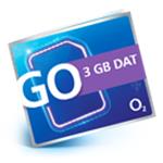 O2 Předplacená karta GO 3GB DAT SMALLPGO.50V3G52A