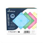 Obal na 1 CD 5mm farebný - 20ks (5x4 farby) BOX37