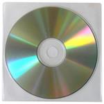 Obálka na 1 ks CD, polypropylén, priesvitná, bez klopy, 100-pack, cena za 1 ks