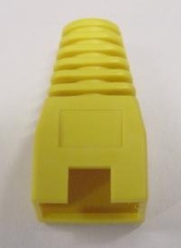 Ochrana Návlek na plug RJ45 s výřezem - žlutý