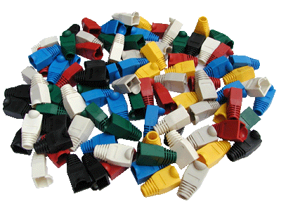 Ochrana RJ45 s bublinkou MODRÁ (10 ks)